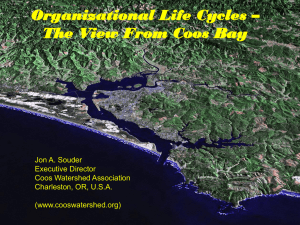 Organizational Life Cycles - Coos Watershed Association