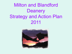 Milton and Blandford Deanery Plan