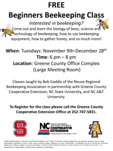 FREE Beginners Beekeeping Class Interested in beekeeping
