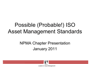ISO Asset Management Standards