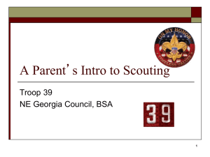 A Parent`s Intro to Scouting