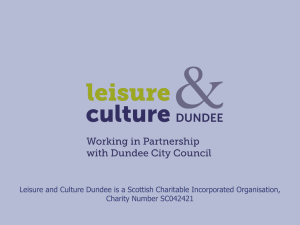 SERVICES - Leisure and Culture Dundee
