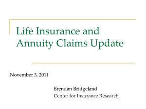 the PDF and read more - Center for Insurance Research
