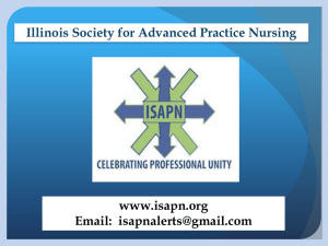 ISAPN speaks with a unified voice on behalf of APNs in Illinois