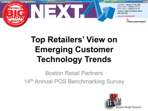 Top Retailers` View on Emerging Customer Technology Trends