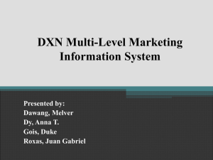 A Systems Analysis Study on the DXN Multi-Level