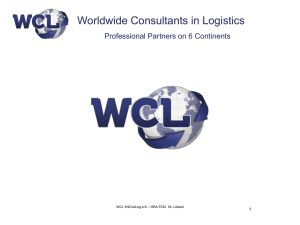 our company presentation - WCL
