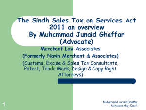 Intellectual Property - Karachi Tax Bar Association