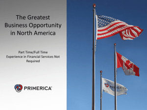 Greatest Business Opportunity in North America