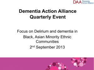 Simon Kitchen, Dementia Action Alliance