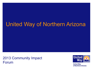 United Way of Northern Arizona in Partnership with City of Flagstaff