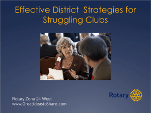Effective District Strategies for Struggling Clubs PPT