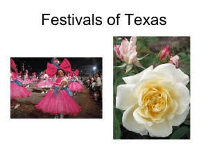 Festivals of Texas