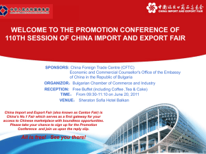 Invitation - Economic and Commercial Counsellor`s Office of the