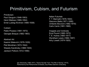 Primitivism - Yale University