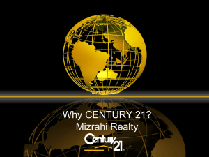 Why Franchise... Why Century 21?