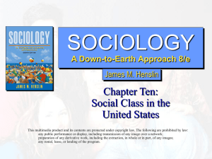 Sociology: A Down-to-Earth Approach, 8/e
