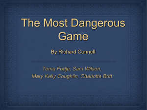 Most Dangerous Game Project Student