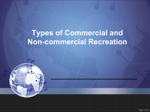 Types of Commercial and Non