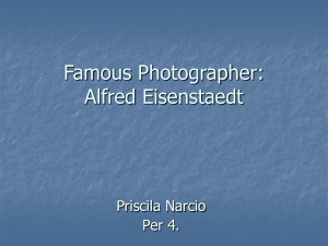 Famous Photographer: Alfred Eisenstaedt