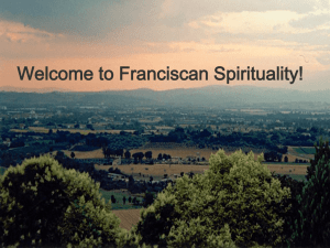 Welcome to Franciscan Spirituality!