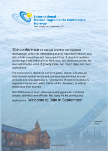 applications. Welcome to Oslo in September!