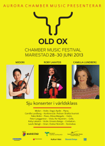 Old Ox chamber music festival