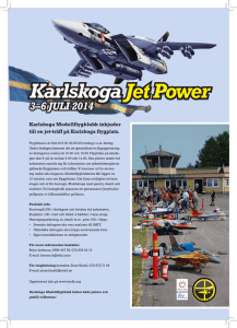 Karlskoga Jet Power KarlskogaJet Power JULY 3–6, 2014