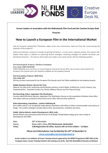 How to Launch a European Film in the International Market