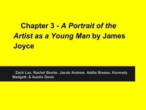 Portrait of the Artist as a Young Man Chapter 3 PowerPoint