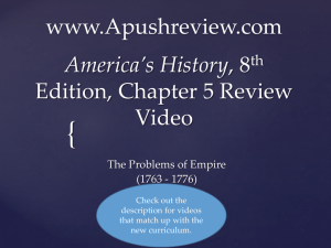 America`s History Chapter 5