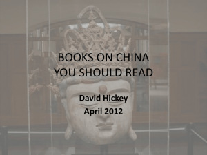 BOOKS ON CHINA YOU SHOULD READ