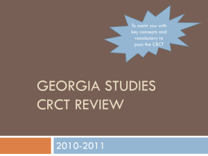 Georgia studies crct review - Jackson County Faculty Sites!