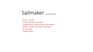sailmaker 3 - Scottish Set Texts National 5