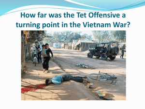 How far was the Tet Offensive a turning point in the