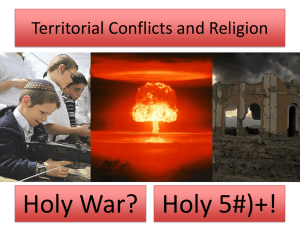 (Religion and Conflict).