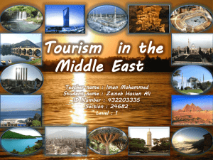 My Final Project .. Zainab Hussien Tourism in the