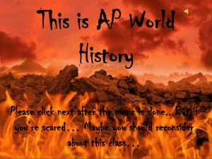 Teaching AP World History