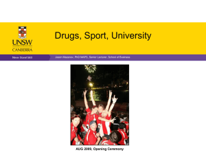 Main Differences - Australian University Sport