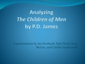 Analyzing The Children of Men by P.D. James