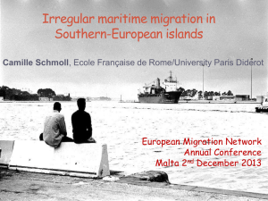 Irregular Maritime Migration in Southern European Islands