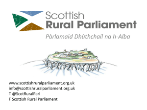 Rural Parliament | Vanessa Halhead, Scottish Government Adviser