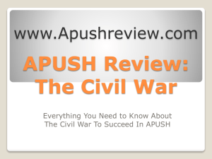 APUSH-Review-The-Civil-War-Final