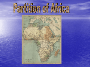 partition of Africa