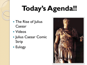 HSS-Ancient Rome-Julius Caesar