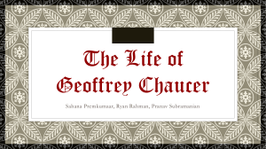 Life of Chaucer