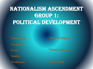 Coming Together: Political Nationalism Group 1