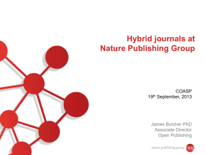 Nature Communications and Scientific Reports: an update