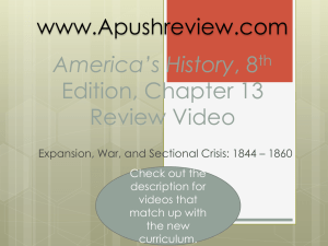 America`s History Chapter 13