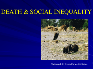 DEATH & SOCIAL INEQUALITY